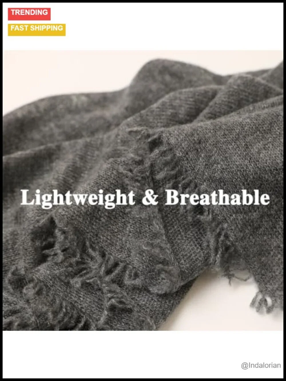 100% Cashmere Wrap Pashmina Shawl for Women Evening Dress Lightweight Travel